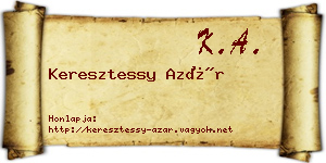 Keresztessy Azár névjegykártya